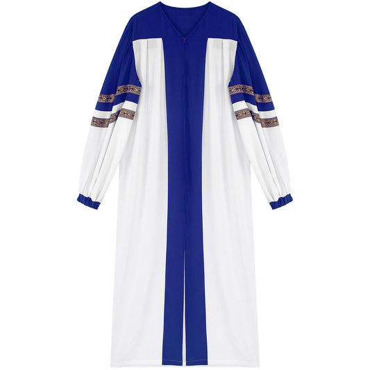 Robe de pasteur unisexe pour église et chorale – costume chrétien à manches longues