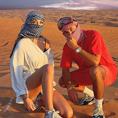 Arabischer taktischer Wüstenschal – Unisex-Keffiyeh für Outdoor