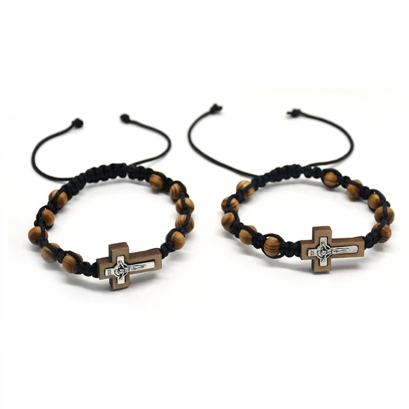 Bracelet Chapelet en Bois