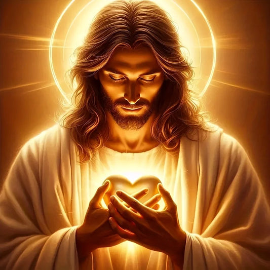 Diamond Painting kit 5D Sacré-Cœur –/Art Religieux Décoratif