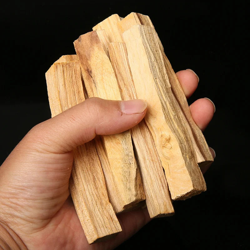 Bâtons de Palo Santo Naturel – Encens Spirituel pour Yoga, Méditation et Aromathérapie | Lot de 10