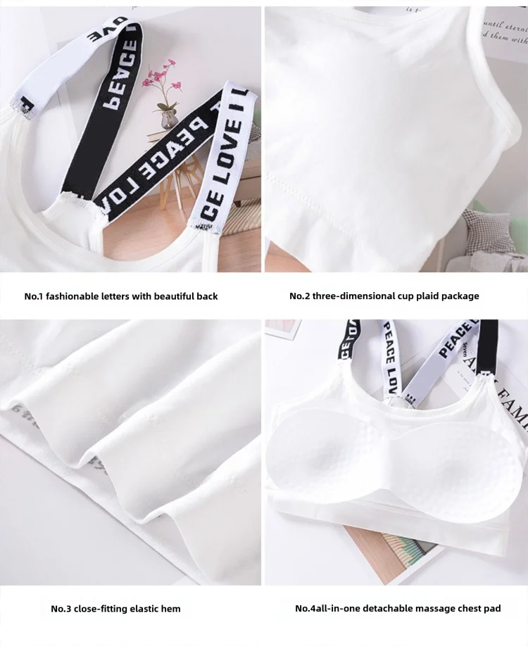 Brassière de Sport Femme Sans Couture – Push-Up & Respirante