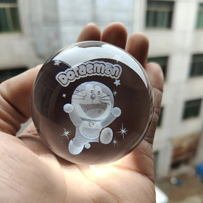 Boule Cristal 3D Système Solaire LED – Globe Planètes Gravé au Laser – Décoration Astronomie & Cadeau