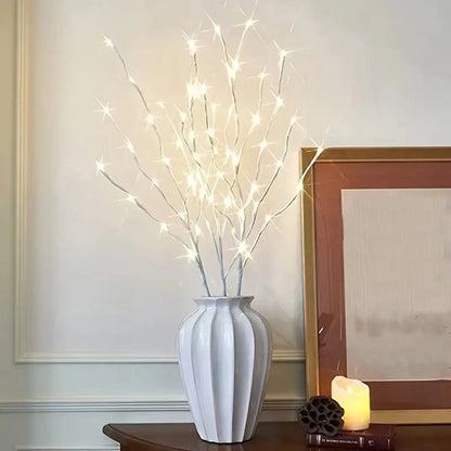 Guirlande Lumineuse Branches de Bouleau – 20 LED sur Piles |