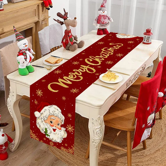 Chemin de Table de Noël 2025 – Polyester 35×180 cm