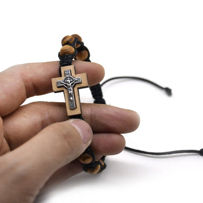 Bracelet Chapelet en Bois