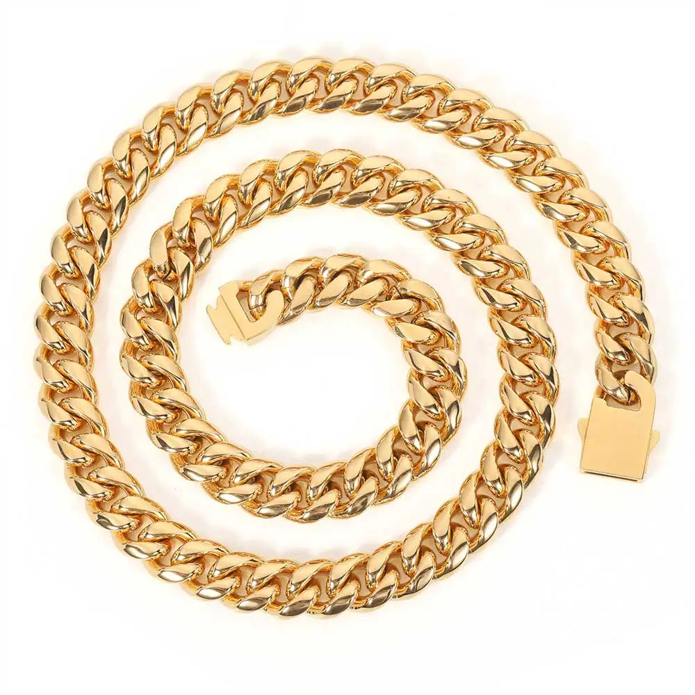 Chaîne Cubaine Miami 316L 8–16 mm – Collier ou Bracelet Unisexe