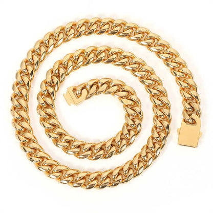 Chaîne Cubaine Miami 316L 8–16 mm – Collier ou Bracelet Unisexe