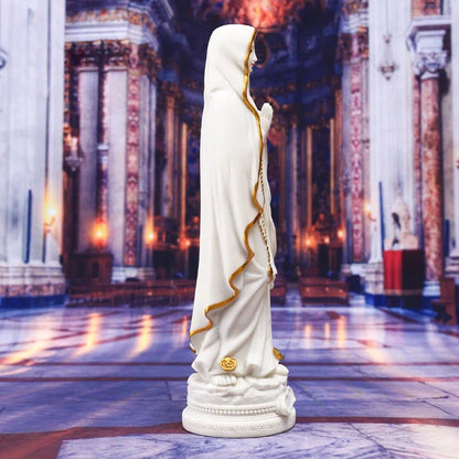 Statue religieuse Notre-Dame de Lourdes – figurine décorative en résine
