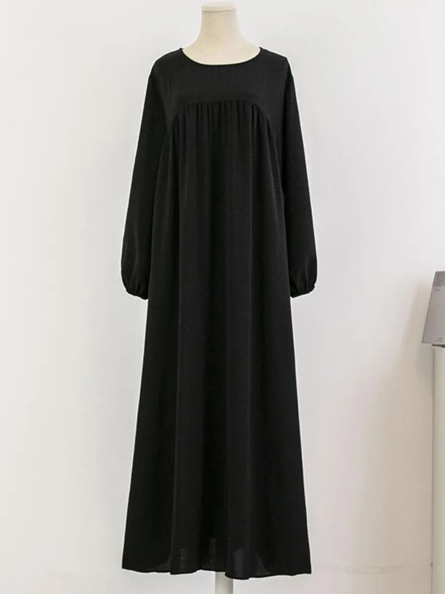 Robe longue abaya de luxe pour femme musulmane, style Dubaï, kebaya couleur unie, tenue modeste pour Ramadan, caftan africain, vêtement islamique pour femme.