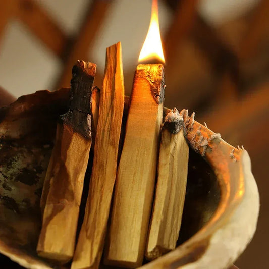 Encens palo santo premium du Pérou – bois sacré purifiant pour méditation et parfum maison