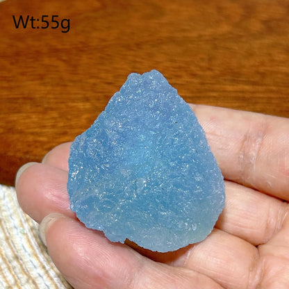 Pierre Brute d’Aigue-Marine Naturelle – Cristal Reiki, Énergie Minérale & Décoration Spirituelle