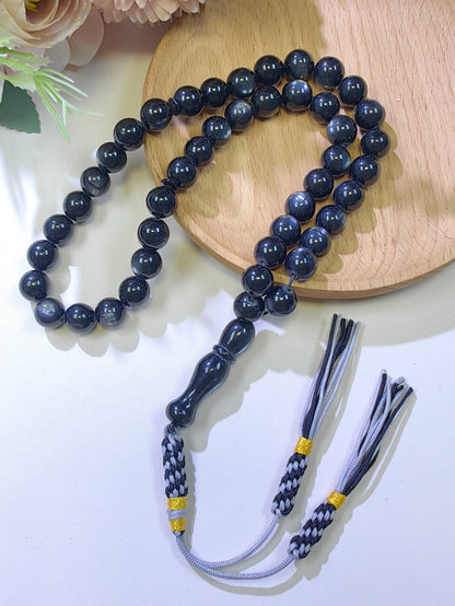 Tasbih Musulman 45 Perles en Résine 10 mm – Noir ou Blanc