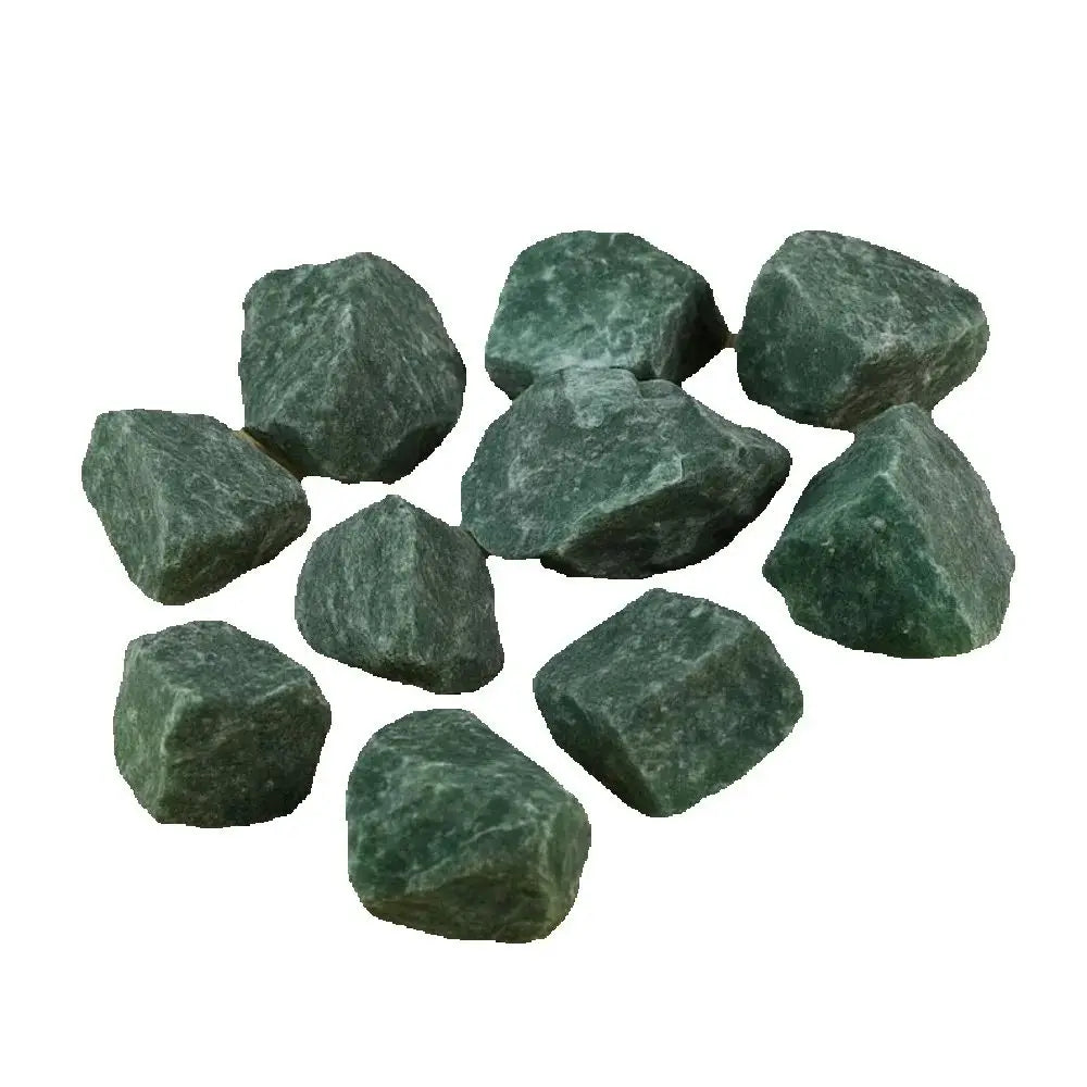 Pierre brute verte couleur émeraude – Cristal minéral énergétique pour décoration spirituelle