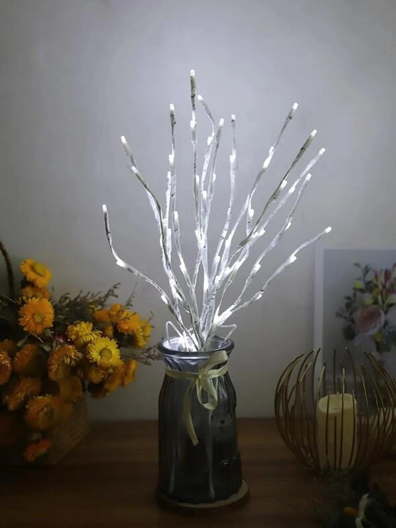 Guirlande Lumineuse Branches de Bouleau – 20 LED sur Piles |