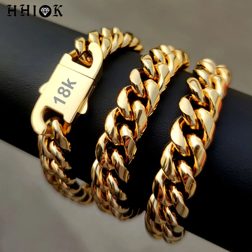 Chaîne Cubaine Miami 316L 8–16 mm – Collier ou Bracelet Unisexe