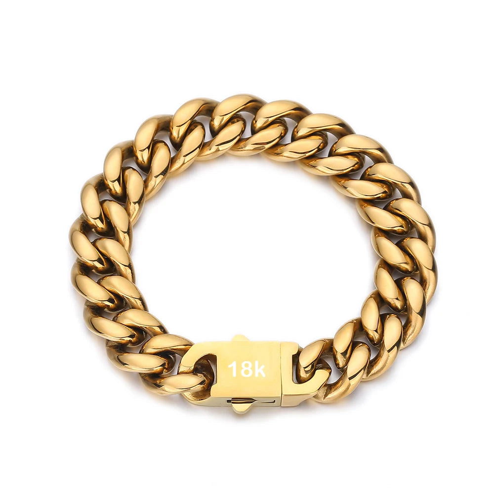 Chaîne Cubaine Miami 316L 8–16 mm – Collier ou Bracelet Unisexe