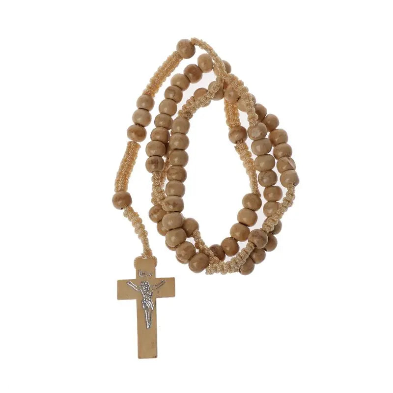 Chapelet Catholique en Bois