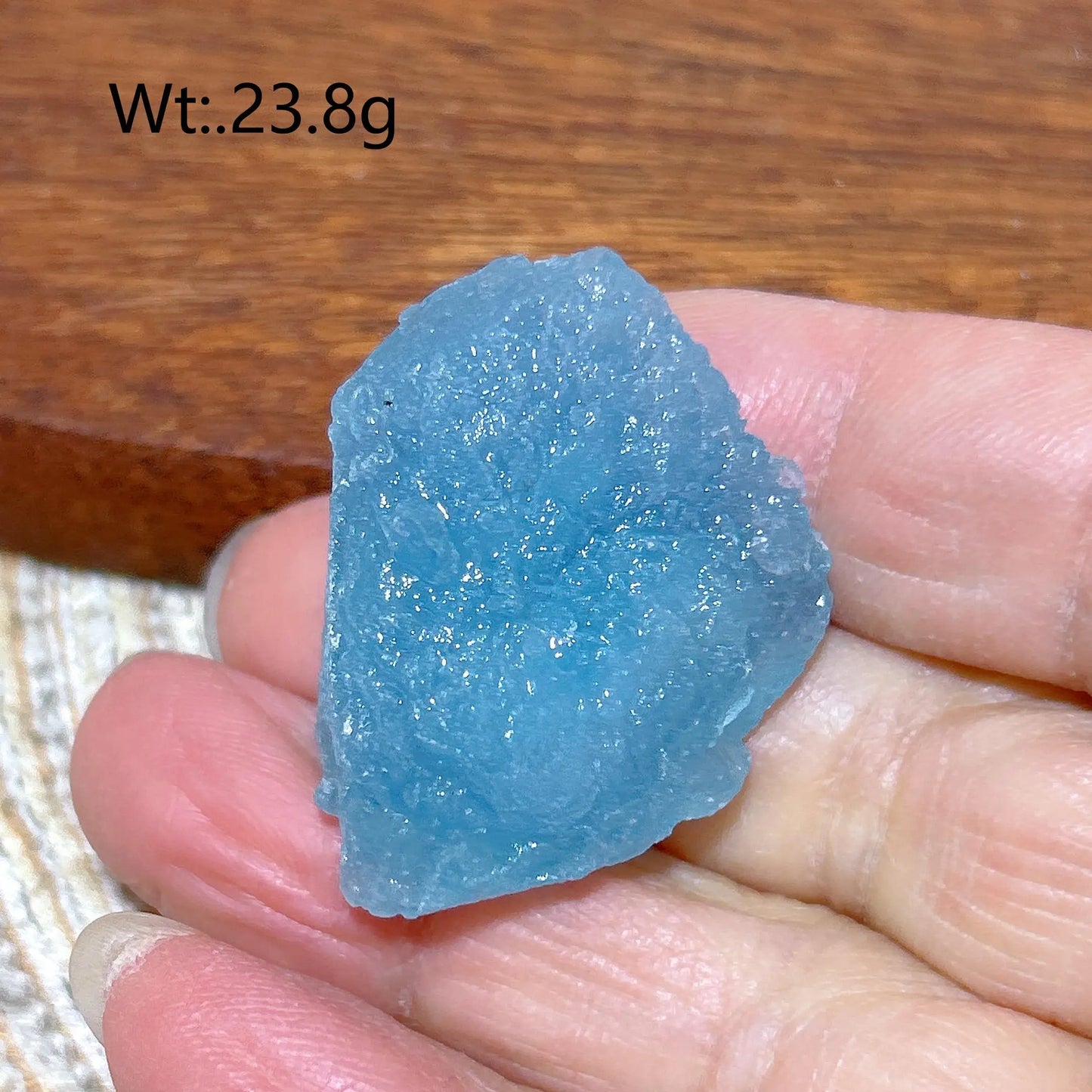 Pierre Brute d’Aigue-Marine Naturelle – Cristal Reiki, Énergie Minérale & Décoration Spirituelle
