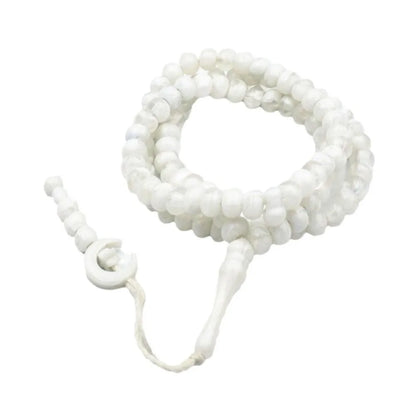 Chapelet musulman Ramadan 99 perles avec lune et étoile – tasbih islamique pour prière et dhikr