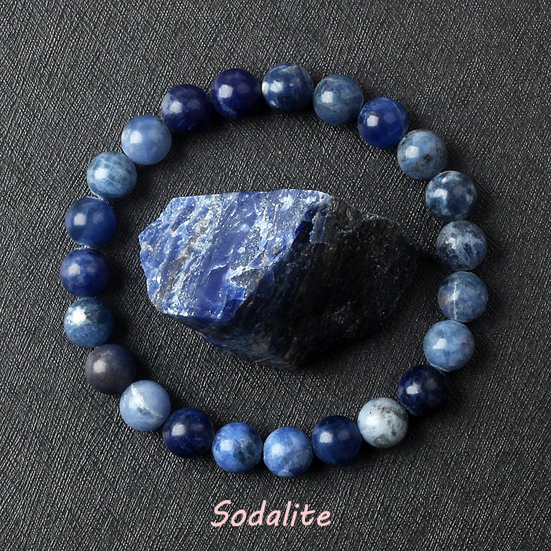 Bracelet en Perles de Pierres Naturelles – 6 ou 8 mm