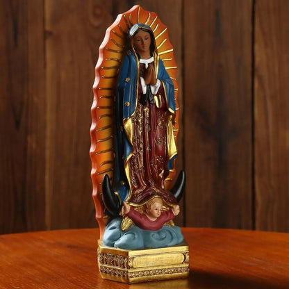 Statue Vierge de Guadalupe 8 pouces – figurine chrétienne décorative