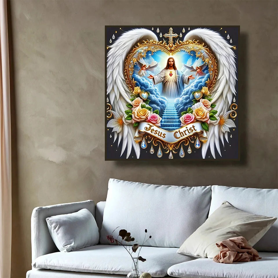 Diamond Painting Jésus - Kit Complet Full Drill (Carré ou Rond)