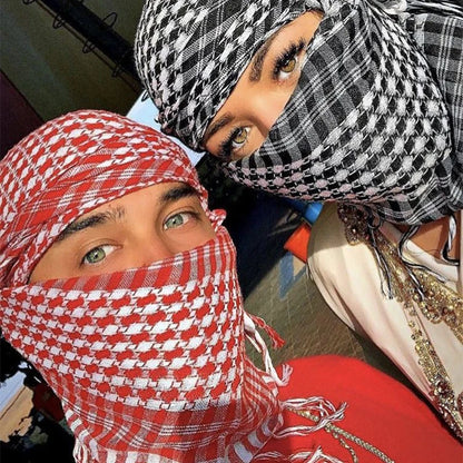 Arabischer taktischer Wüstenschal – Unisex-Keffiyeh für Outdoor