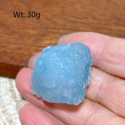 Pierre Brute d’Aigue-Marine Naturelle – Cristal Reiki, Énergie Minérale & Décoration Spirituelle