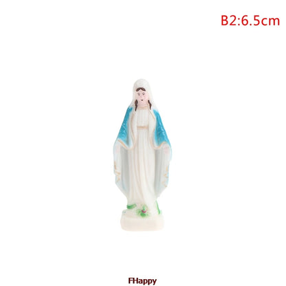 Statue Vierge Marie Catholique  (6,5 cm / 15 cm)