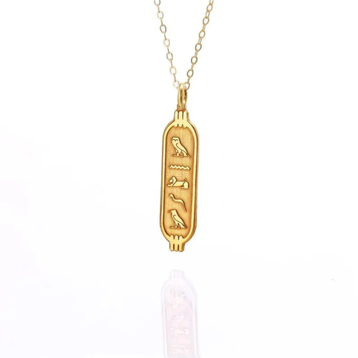 Collar Cartucho Egipcio Personalizado – Nombre en Jeroglíficos
