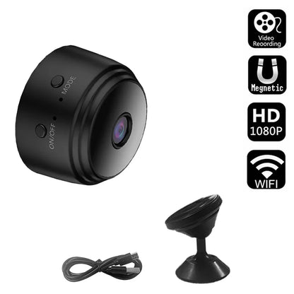 Mini Caméra Wifi de Sécurité – Vidéo HD 1080P, Vision Nocturne et Contrôle à Distance