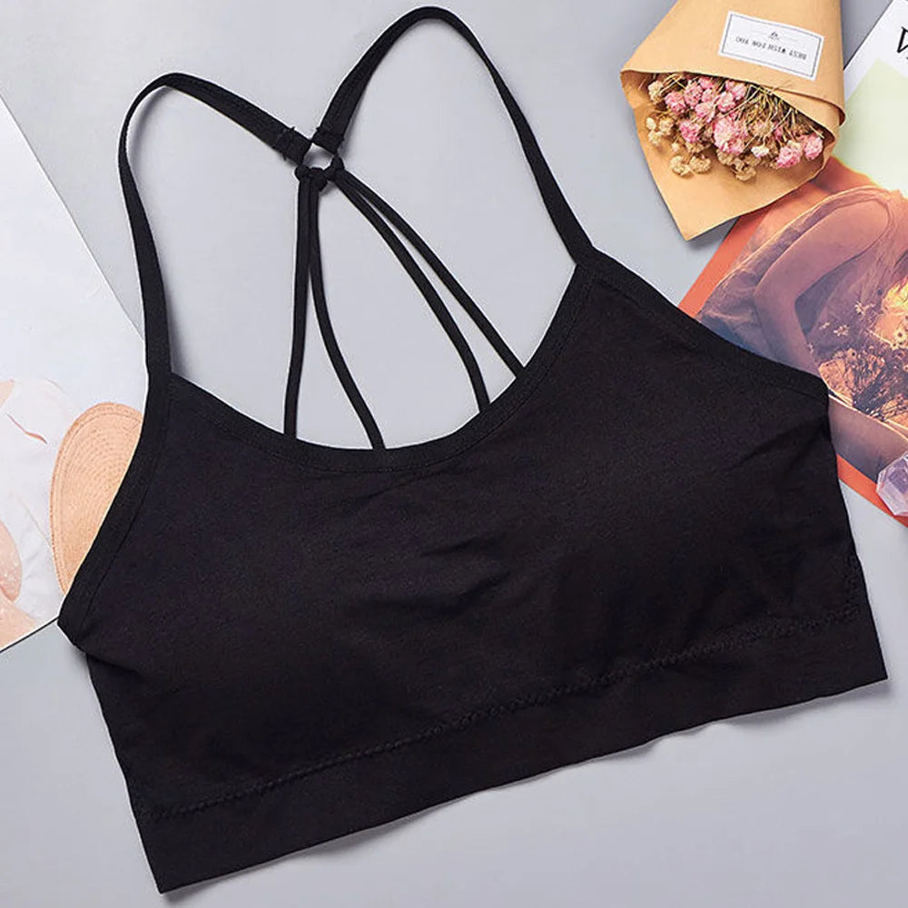 Brassière de Sport Femme Sans Couture – Push-Up & Respirante