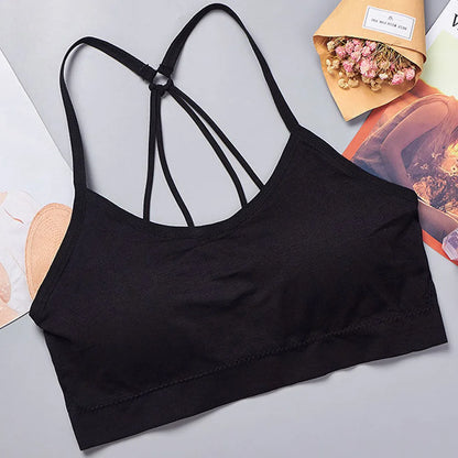 Brassière de Sport Femme Sans Couture – Push-Up & Respirante