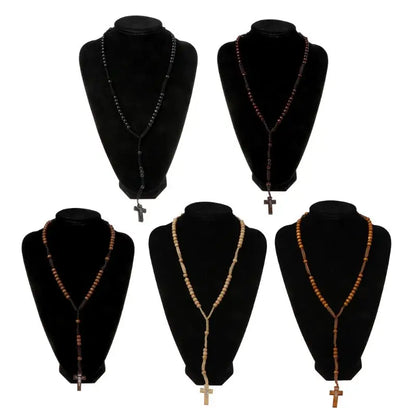 Chapelet Catholique en Bois