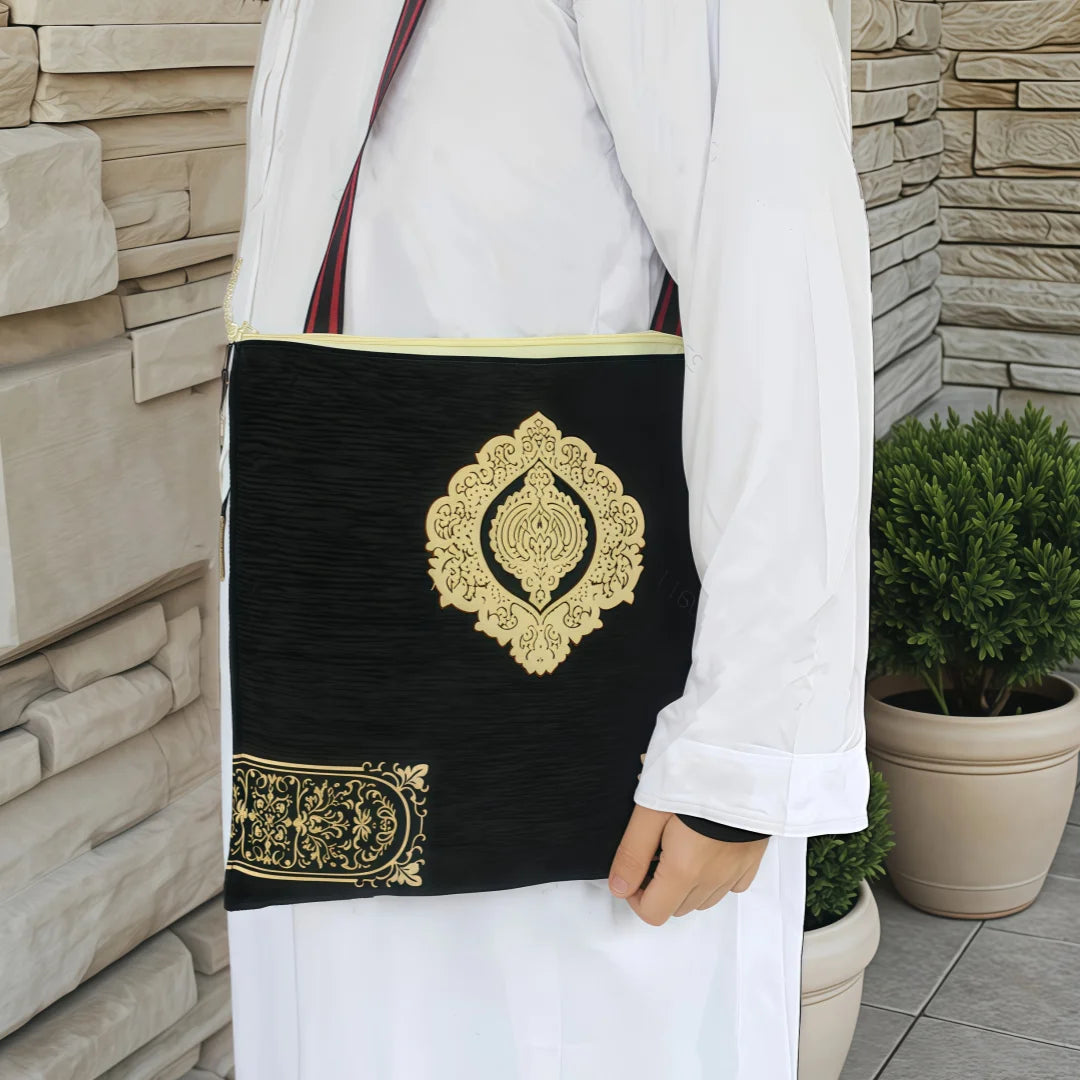 2er-Set Gebetsteppiche mit Geschenktasche – Reisetepich für Muslime