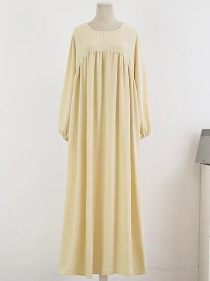 Robe longue abaya de luxe pour femme musulmane, style Dubaï, kebaya couleur unie, tenue modeste pour Ramadan, caftan africain, vêtement islamique pour femme.
