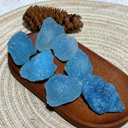 Pierre Brute d’Aigue-Marine Naturelle – Cristal Reiki, Énergie Minérale & Décoration Spirituelle