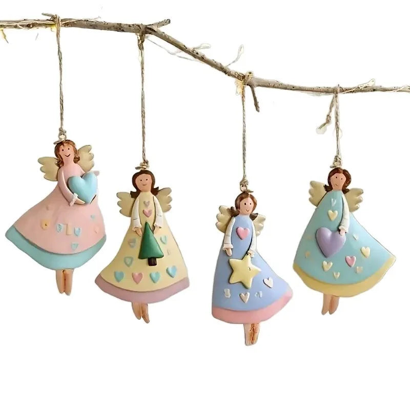 Décorations de Noël Ange en Bois