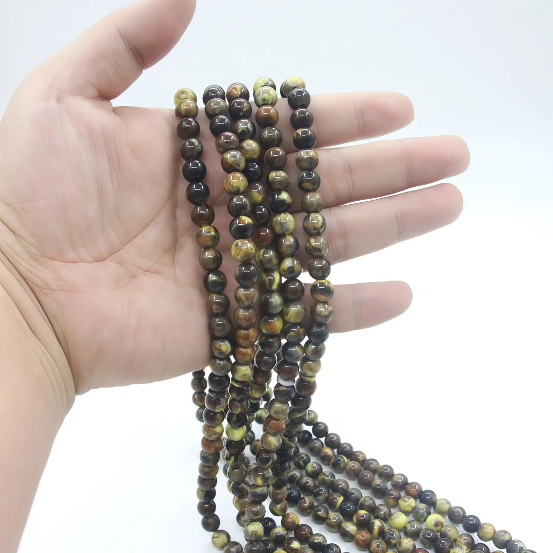 Tasbih Musulman 99 Perles 8mm – Chapelet Islamique Lune & Étoile avec Pompon | Cadeau Ramadan & Aïd