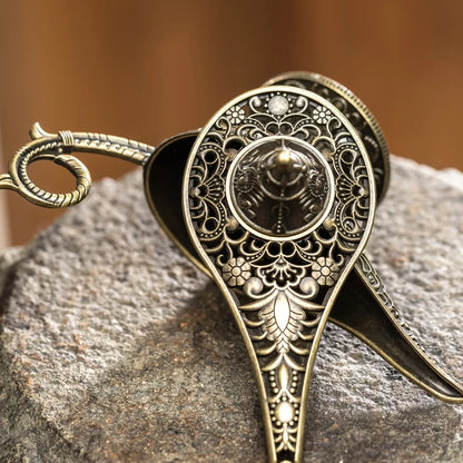 Brûleur d’Encens Antique en Métal – Lampe d’Aladin Décorative & Diffuseur d’AmbiancE