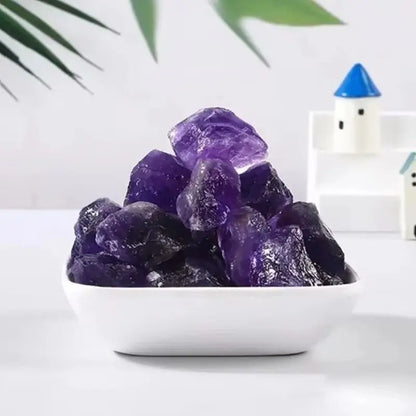 Pierre brute d’Améthyste naturelle – Cristal violet Reiki, énergie & décoration spirituelle