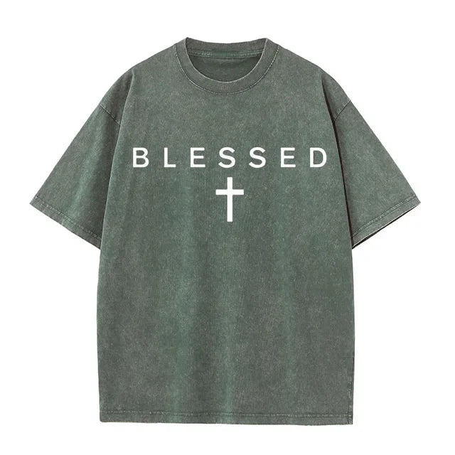 T-shirt foi chrétienne unisexe – design croix et message biblique inspirant