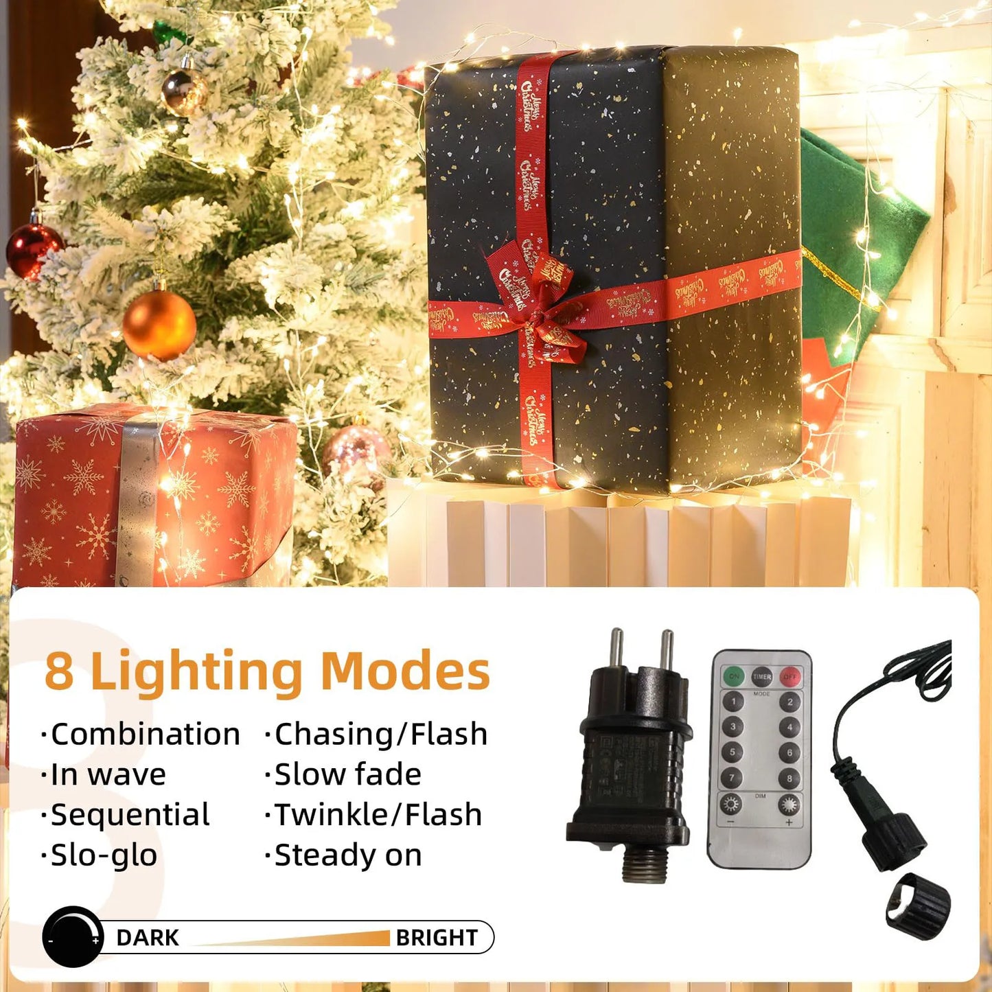 Guirlande LED Firecracker – Contrôle à Distance & Multi-Modes