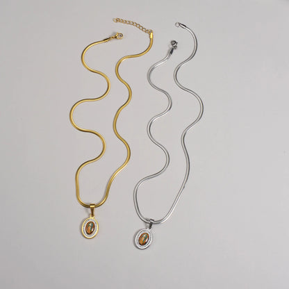 Collier Vierge Marie en Acier Inoxydable – Pendentif Religieux Doré ou Argenté