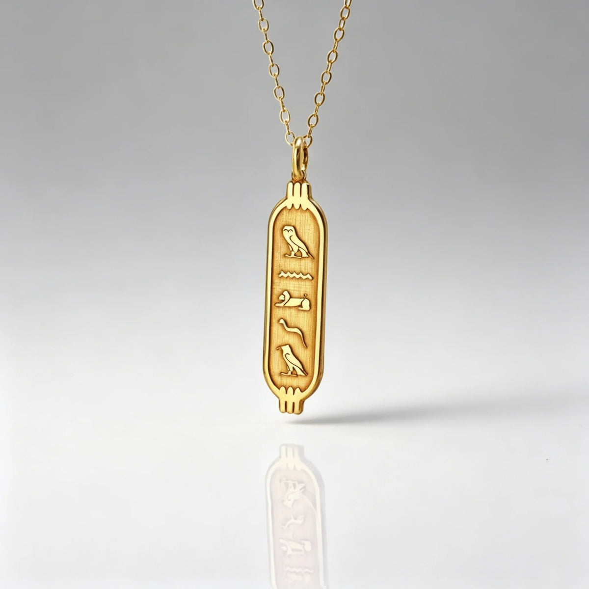 Collar Cartucho Egipcio Personalizado – Nombre en Jeroglíficos