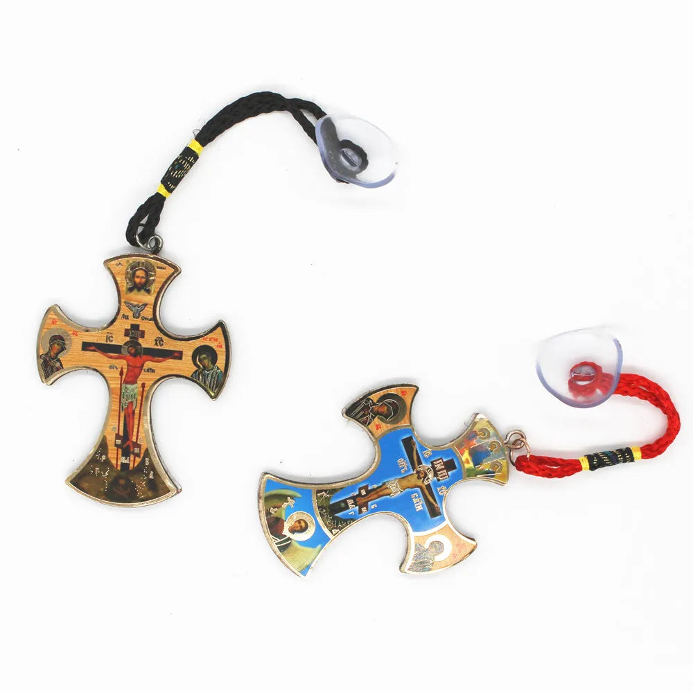 Croix Orthodoxe en Bois