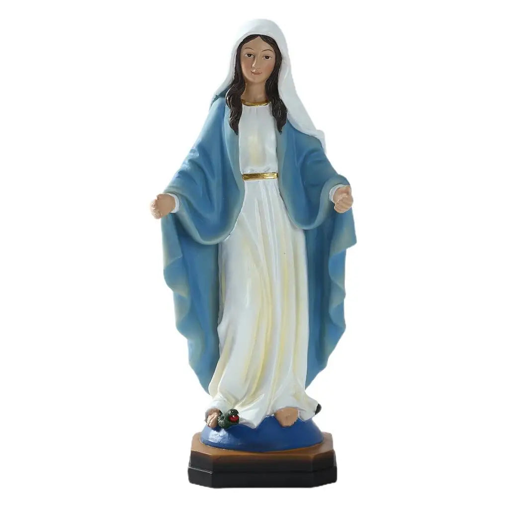 Figurine Religieuse Vierge de Guadalupe – Statue Vierge Marie en Résine Colorée pour Maison, Autel et Cadeau Catholique