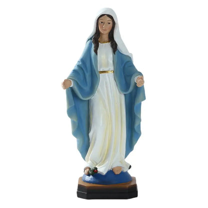 Figurine Religieuse Vierge de Guadalupe – Statue Vierge Marie en Résine Colorée pour Maison, Autel et Cadeau Catholique