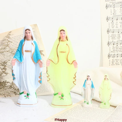 Statue Vierge Marie Catholique  (6,5 cm / 15 cm)